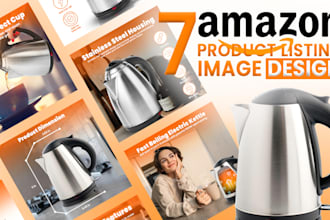 create eye catching amazon listing images, amazon product infographics pictures