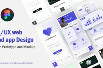 app ui ux  design and prototyping using figma