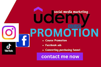 do udemy course promotion course promotion facebook ads sales funnel