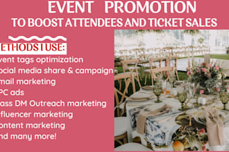 trend event promotion, webinar, eventbrite, concert, shows to boost ticket sales