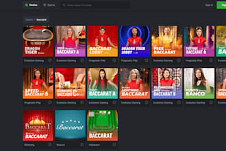 build blackjack, poker, baccarat, crash game, dice, and crypto game website