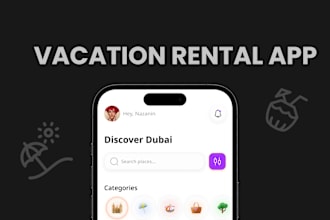 develop vacation rental apps, hotel booking, travel app like airbnb, expedia