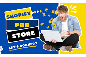 design shopify print on demand store, shopify website shopify dropshipping store
