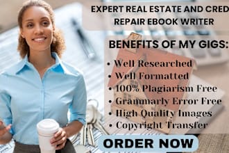ghostwrite on real estate ebook online course credit repair finance ebook