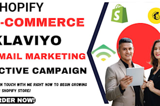 setup klaviyo email and sms flows for ecommerce shopify email marketing lead gen