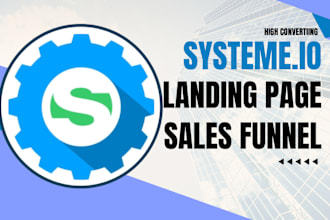 design converting systemeio sales funnel, landing page,go high level website