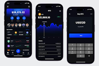 get you fintech app, payment, budget, neobank app, crypto wallet app development