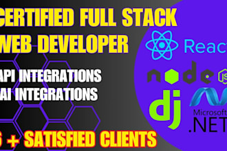be your expert full stack web developer for web solutions