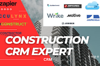 setup procore jobnimbus jobber wrike  bitrix24 monday