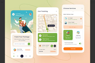 develop you courier delivery app, pickup and delivery app, food delivery app