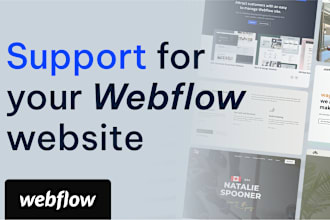 update your webflow website content, design, or fix problems