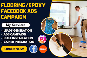 setup targeted facebook ads campaign to generate flooring leads epoxy leads