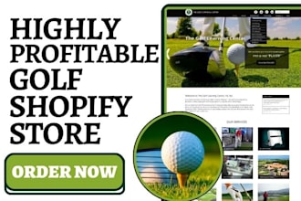 design golf shopify golf accessories apparel store golf equipment golf website