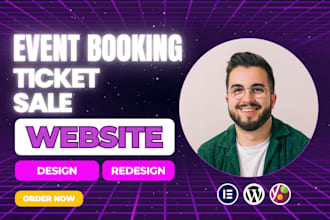 event booking website design ticket sales website design ticket booking website