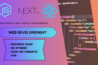 build or rebuild website development full stack developer create custom websites