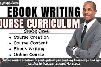 create engaging ebooks online courses, course content and lesson plans