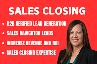 high ticket sales closer sales representative b2b lead generation sales leads