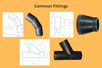 do design of special pipe fittings for your project