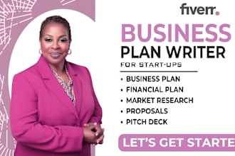 prepare a professional business plan for startups, business plan, financial plan
