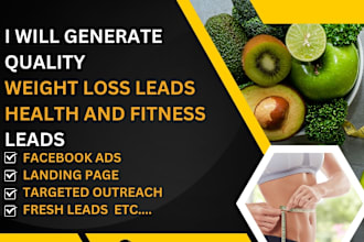 find quality fresh leads for weight loss health and fitness