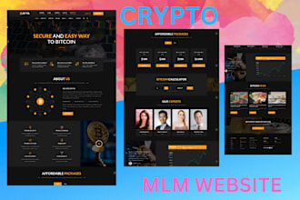 make any type of MLM software and website, MLM website