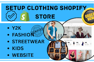 do fashion clothing street wears website y2k dropshipping clothing shopify store