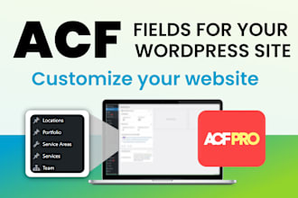 create acf fields for your wordpress site