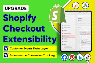 setup ecommerce conversion tracking for shopify