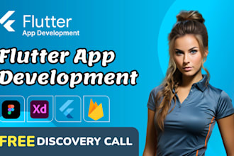 be your flutter developer and build ios android mobile apps with firebase