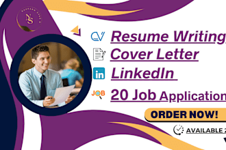 write your resume, cover letter, linkedin, cv, job search