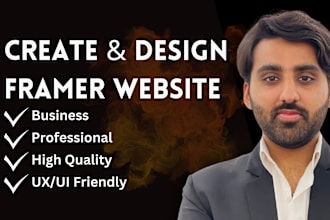 create and design framer website for you or your business