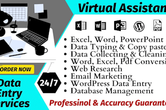 be efficient and accurate data entry specialist