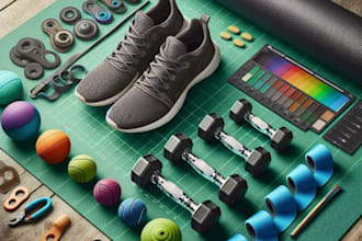 at home fitness video courses with a simple mat, 3 packages available