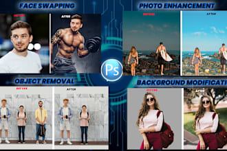 remove objects, people, edit photo enhance, background in photoshop