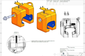 do 3d cad design and product design on solidworks