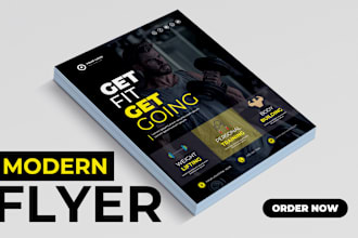 design a modern beautiful flyer