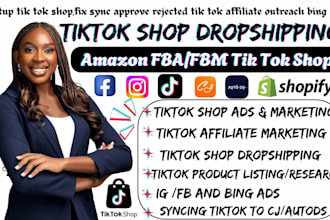 setup, fix tik tok shop, tiktok shop dropshipping marketing, tiktok ads manager