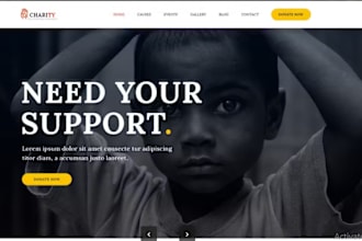 nonprofit website, donation website, 501c3 website, charity website, ngo website
