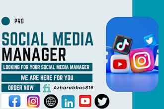 be your social media manager and personal assistant