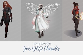 draw your dungeons and dragons character