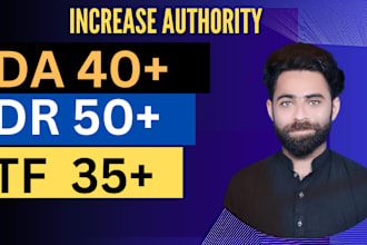 increase da ahref dr and tf of your website
