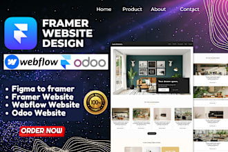 build framer landing page website, figma to framer webflow framer website design
