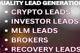generate active and hot forex recovery leads
