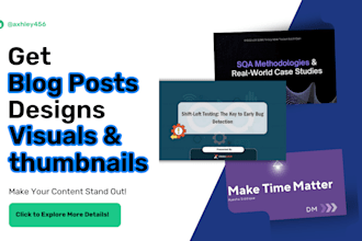 create blog thumbnail cover photo banner and blog posts