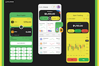 develop crypto wallet app, wallet app, trading app, cash app