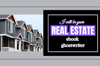 be your real estate ebook writer DIY credit score repair ebook writer
