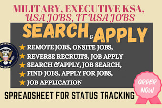 search and apply for federal, resume writing and military resume on your behalf