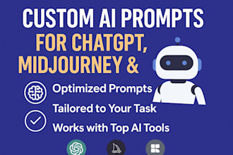 create powerful and optimized ai prompts for chatgpt