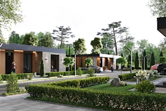 make a professional realistic rendering of the exterior