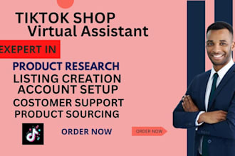 be your tiktok shop VA for tiktok shop and video ads